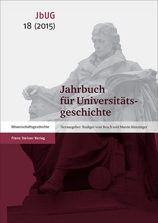Jahrbuch fuer Universitaetsgeschichte Jahrbuch fuer Universitaetsgeschichte