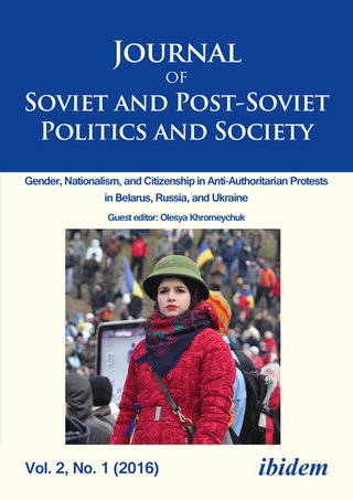 Journal of Soviet and Post-Soviet Politics and Society Journal of Soviet and Post-Soviet Politics and Society