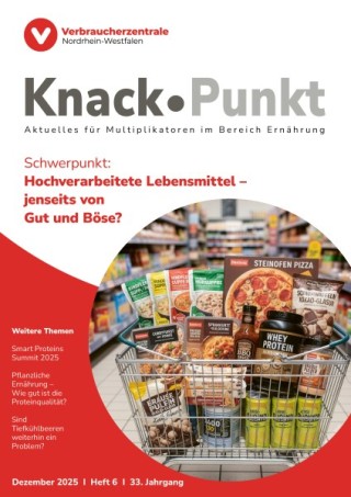 KnackPunkt - Aktuelles für Multiplikatoren im Bereich Ernährung KnackPunkt - Aktuelles für Multiplikatoren im Bereich Ernährung