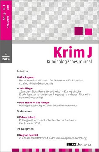 KrimJ - Kriminologisches Journal