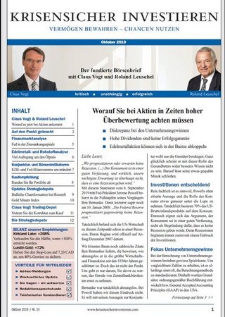 Krisensicher Investieren Krisensicher Investieren