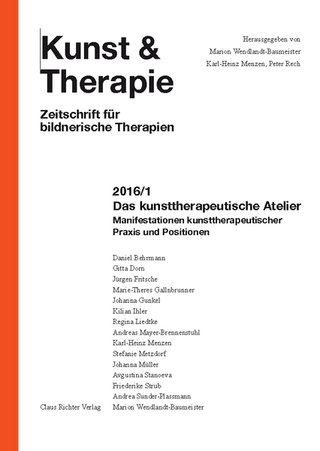 Kunst & Therapie. Zeitschrift für bildnerische Therapien Kunst & Therapie. Zeitschrift für bildnerische Therapien