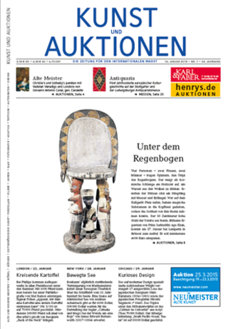 KUNST UND AUKTIONEN KUNST UND AUKTIONEN