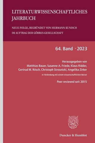 Literaturwissenschaftliches Jahrbuch. Neue Folge (LJB) 