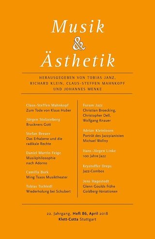 Musik und Ästhetik Musik und Ästhetik