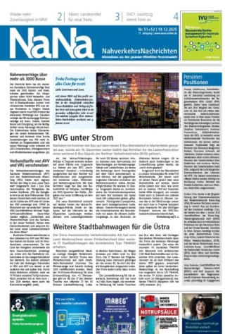 NaNa Nahverkehrsnachrichten NaNa Nahverkehrsnachrichten