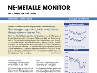 NE-Metalle Monitor