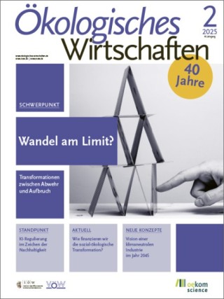 Ökologisches Wirtschaften – Ideen und Konzepte für die Wirtschaft der Zukunft Ökologisches Wirtschaften – Ideen und Konzepte für die Wirtschaft der Zukunft