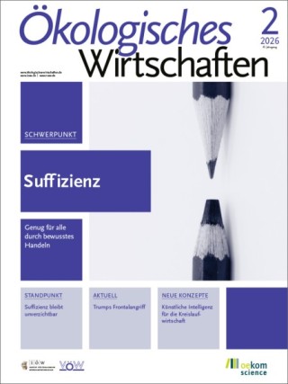 Ökologisches Wirtschaften – Ideen und Konzepte für die Wirtschaft der Zukunft Ökologisches Wirtschaften – Ideen und Konzepte für die Wirtschaft der Zukunft