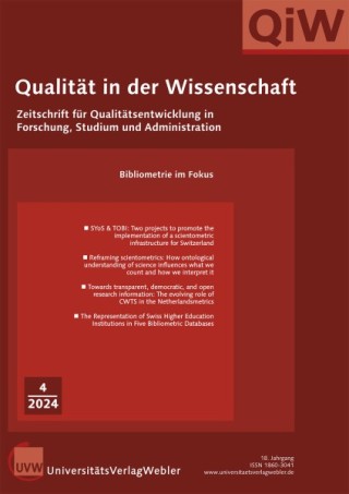 Qualität in der Wissenschaft Qualität in der Wissenschaft
