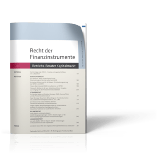 Recht der Finanzinstrumente (RdF) Recht der Finanzinstrumente (RdF)