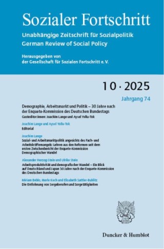 SOZIALER FORTSCHRITT SOZIALER FORTSCHRITT