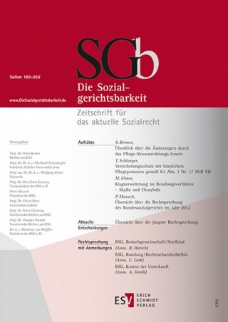 Sozialgerichtsbarkeit, Die SGb Sozialgerichtsbarkeit, Die SGb
