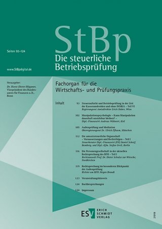 Steuerliche Betriebsprüfung, Die Steuerliche Betriebsprüfung, Die