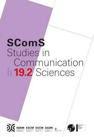 Studies in Communication Sciences Studies in Communication Sciences