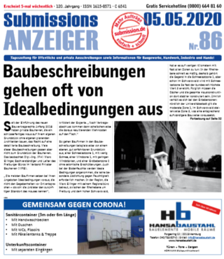 Submissions-Anzeiger