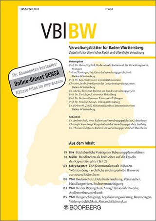 Verwaltungsblätter für Baden-Württemberg