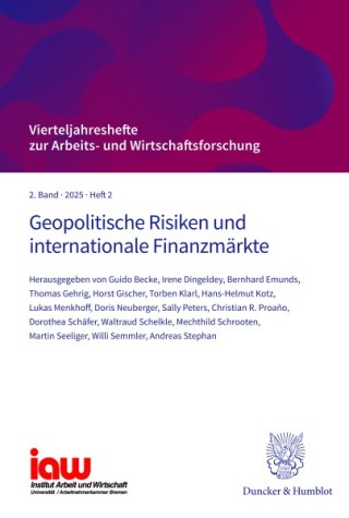 Vierteljahreshefte zur Arbeits- und Wirtschaftsforschung (VAW) Vierteljahreshefte zur Arbeits- und Wirtschaftsforschung (VAW)
