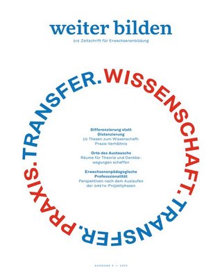 weiter bilden. DIE Zeitschrift für Erwachsenenbildung