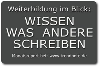 Weiterbildung im Blick: Wissen, was andere schreiben. Monatlicher Report Weiterbildung im Blick: Wissen, was andere schreiben. Monatlicher Report