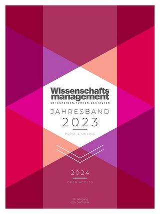 Wissenschaftsmanagement - entscheiden - führen - gestalten Wissenschaftsmanagement - entscheiden - führen - gestalten