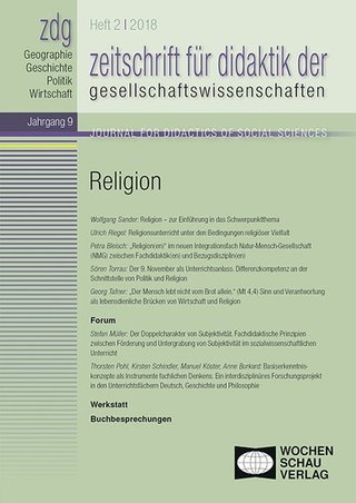 Zeitschrift für Didaktik der Gesellschaftswissenschaften (zdg) Zeitschrift für Didaktik der Gesellschaftswissenschaften (zdg)