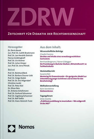 Zeitschrift für Didaktik der Rechtswissenschaft - ZDRW