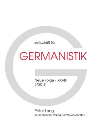 Zeitschrift für Germanistik 
