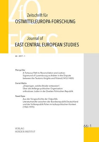 Zeitschrift für Ostmitteleuropa-Forschung / Journal of East Central European Studies