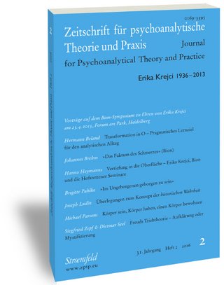 Zeitschrift für psychoanalytische Theorie und Praxis