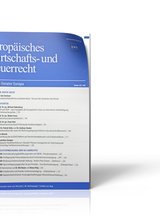 Europäisches Wirtschafts- und Steuerrecht (EWS)