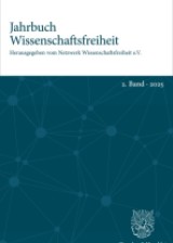 Jahrbuch Wissenschaftsfreiheit