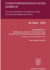 Literaturwissenschaftliches Jahrbuch. Neue Folge (LJB) 