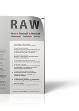 Recht Automobil Wirtschaft (RAW)