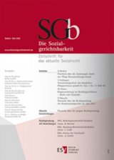 Sozialgerichtsbarkeit, Die SGb