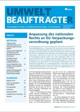 UmweltbeauftragteR – Ihr Infodienst für technischen Umweltschutz