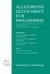 E-Book Allgemeine Zeitschrift für Philosophie: Heft 44.1/2019