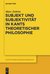 E-Book Subjekt und Subjektivität in Kants theoretischer Philosophie