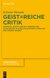 E-Book Geist=reiche Critik