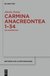 E-Book Carmina anacreontea 1-34