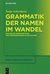 E-Book Grammatik der Namen im Wandel