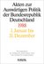 E-Book Akten zur Auswärtigen Politik der Bundesrepublik Deutschland 1988