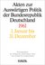 E-Book Akten zur Auswärtigen Politik der Bundesrepublik Deutschland 1961