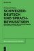 E-Book Schweizerdeutsch und Sprachbewusstsein