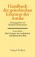 E-Book Handbuch der griechischen Literatur der Antike Bd. 1: Die Literatur der archaischen und klassischen Zeit