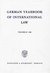 E-Book German Yearbook of International Law / Jahrbuch für Internationales Recht.