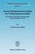 E-Book Von der Parlamentssouveränität zur Verfassungssouveränität.