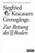 E-Book Siegfried Kracauers Grenzgänge
