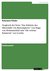 E-Book Vergleich der Texte 'Das Erlebnis des Marschalls von Bassompierre' von Hugo von Hofmannsthal und 'Die schöne Krämerin' von Goethe