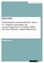E-Book Dramenanalyse zu Bertolt Brechts 'Arturo Ui' - Vergleich und Analyse der Inszenierungsweisen von Heiner Müller und Peter Palitzsch / Manfred Wekwerth